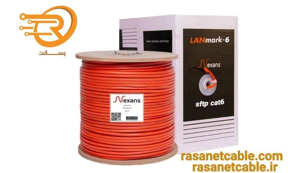 فروش عمده و صادرات کابل شبکه cat6 sftp نگزنس