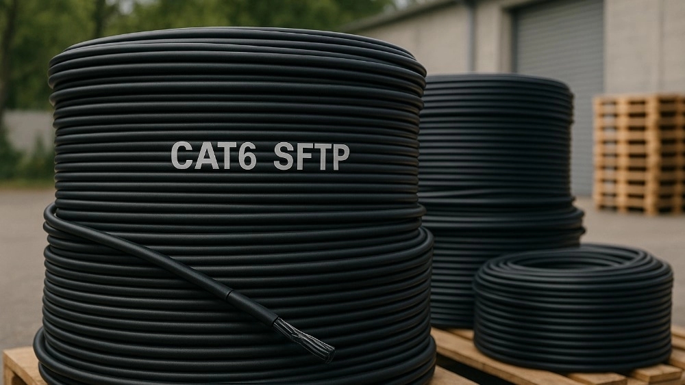 Cat6 SFTP açık çift ceketin büyük satın alınması Cat6 SFTP açık çift ceketin büyük satın alınması